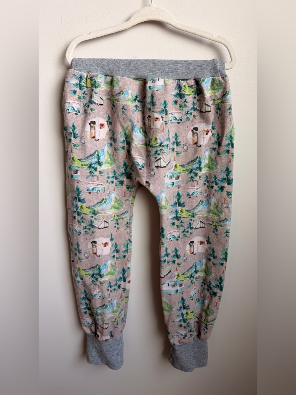 Kids Scenic Camper Pajama Pants - Gray